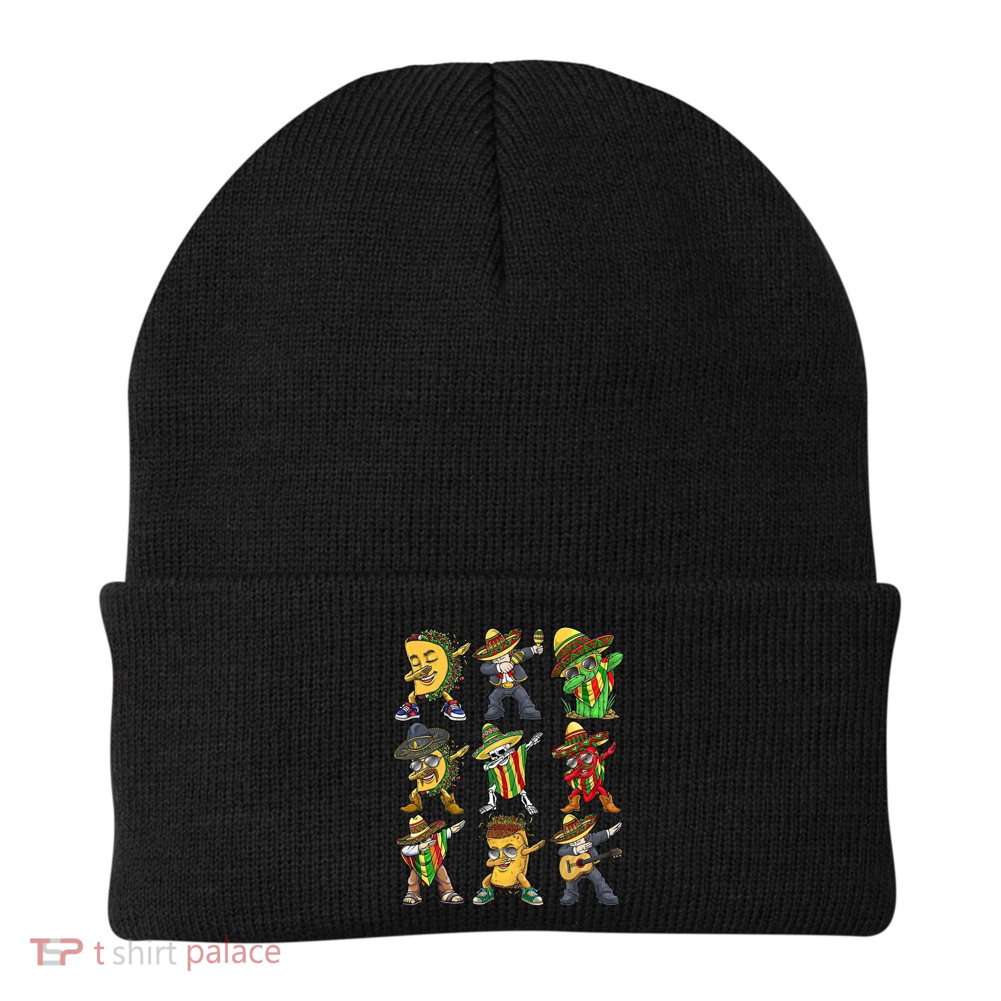 Cinco De Mayo Party Taco Dabbing Mexican Mariachi Burrito Beanie