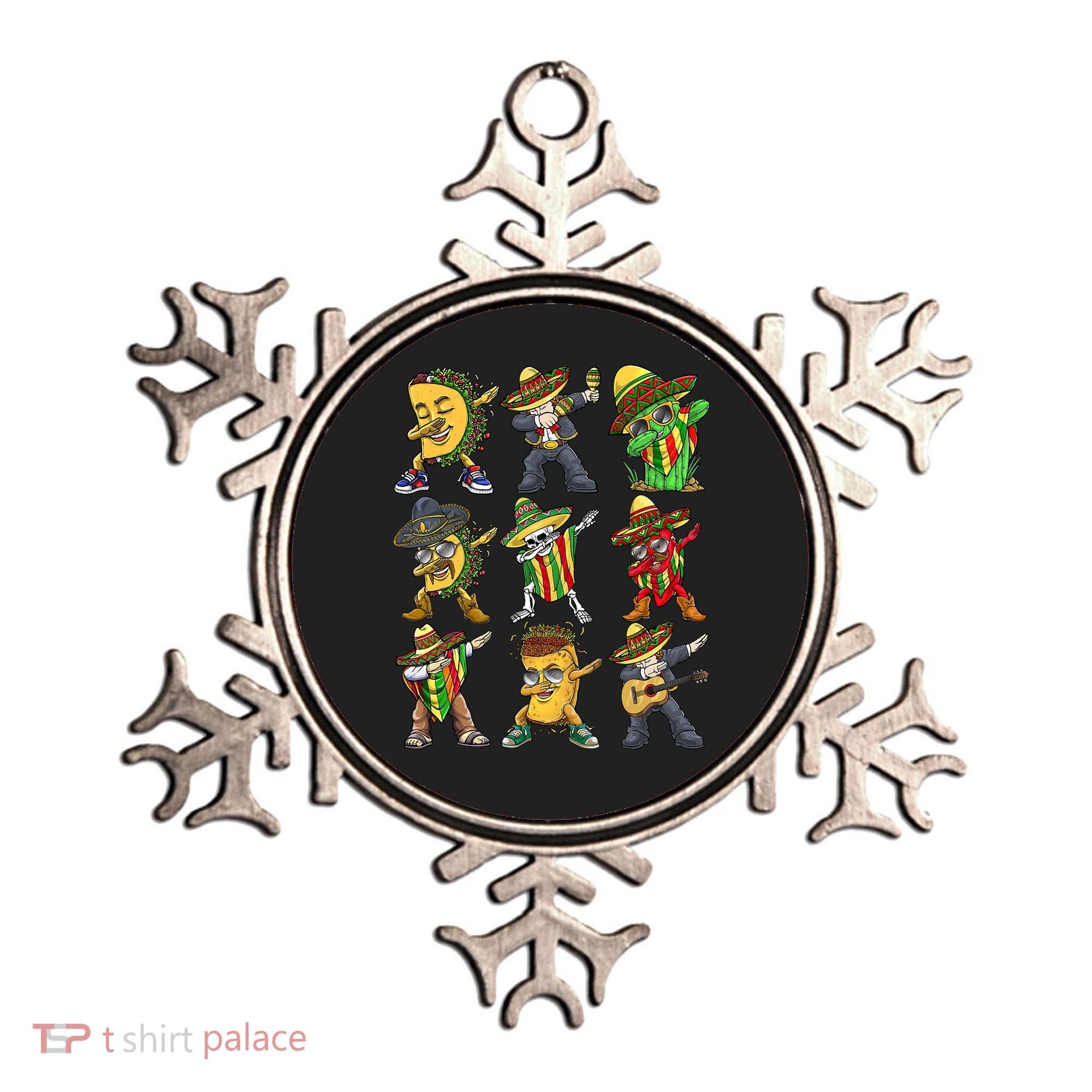 Cinco De Mayo Party Taco Dabbing Mexican Mariachi Burrito Ornament
