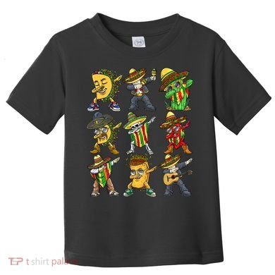 Cinco De Mayo Party Taco Dabbing Mexican Mariachi Burrito Toddler T-Shirt