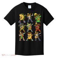 Cinco De Mayo Party Taco Dabbing Mexican Mariachi Burrito Kids T-Shirt thumb 0