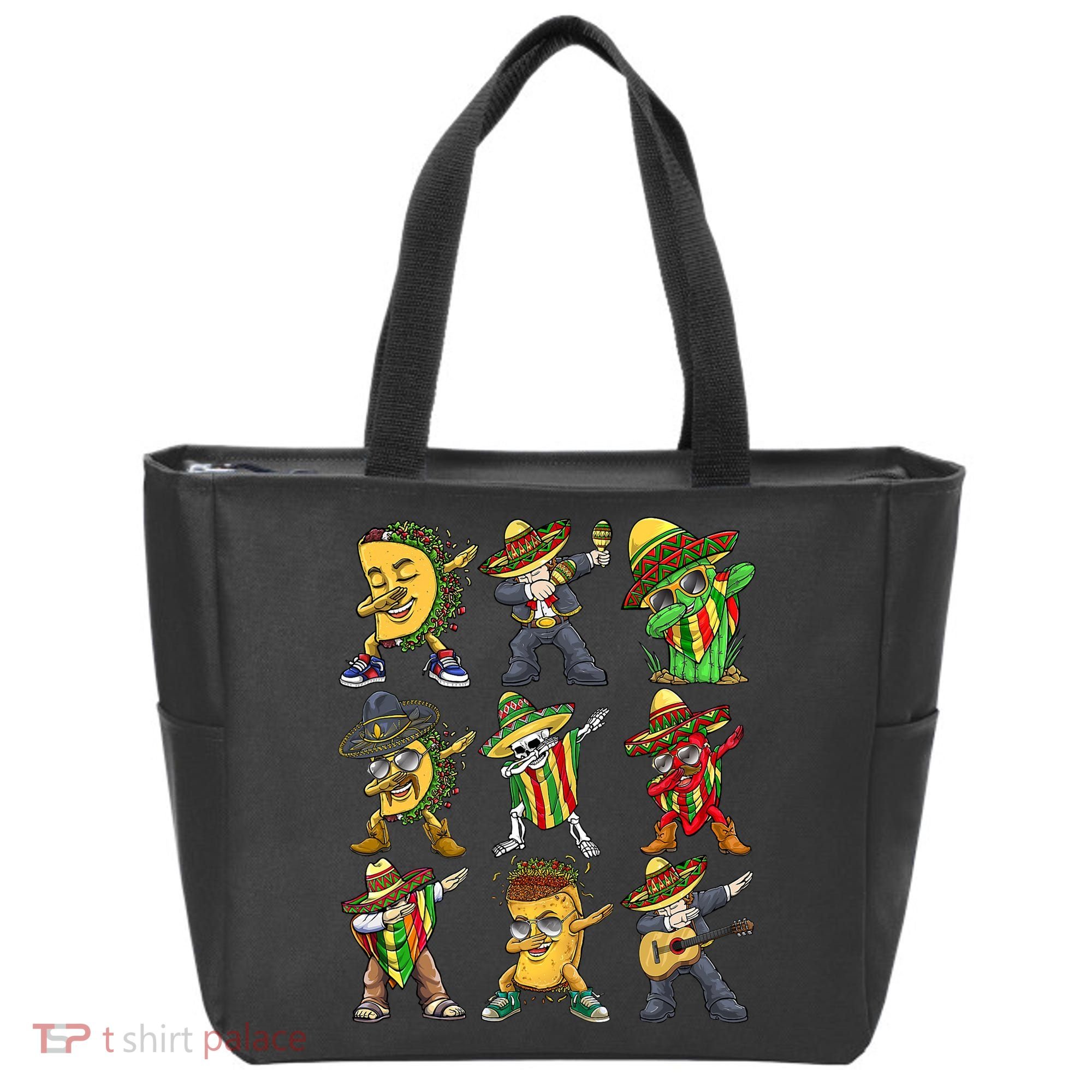Cinco De Mayo Party Taco Dabbing Mexican Mariachi Burrito Tote Bag