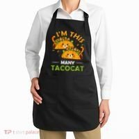 Cinco De Mayo Im This Many Tacocat Art Taco Cat Kitten Apron thumb 2