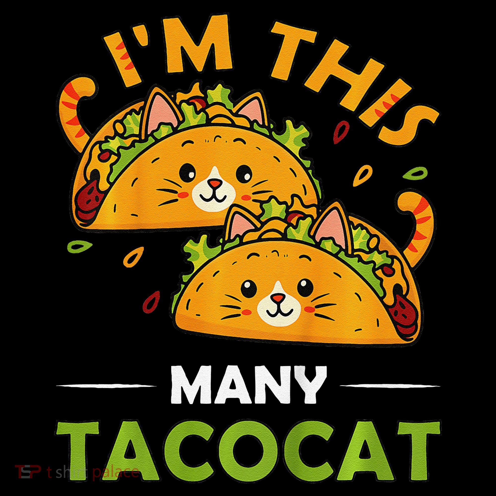 Cinco De Mayo Im This Many Tacocat Art Taco Cat Kitten Coffee Mug