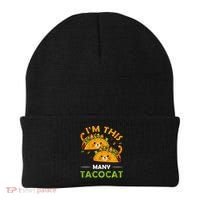 Cinco De Mayo Im This Many Tacocat Art Taco Cat Kitten Beanie thumb 0