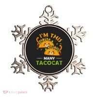 Cinco De Mayo Im This Many Tacocat Art Taco Cat Kitten Ornament thumb 0