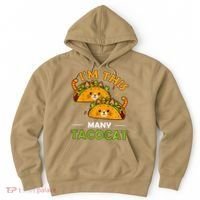 Cinco De Mayo Im This Many Tacocat Art Taco Cat Kitten Hoodie thumb 0