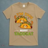 Cinco De Mayo Im This Many Tacocat Art Taco Cat Kitten T-Shirt thumb 5