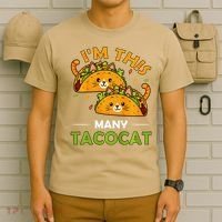 Cinco De Mayo Im This Many Tacocat Art Taco Cat Kitten T-Shirt thumb 6
