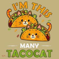 Cinco De Mayo Im This Many Tacocat Art Taco Cat Kitten Button thumb 1