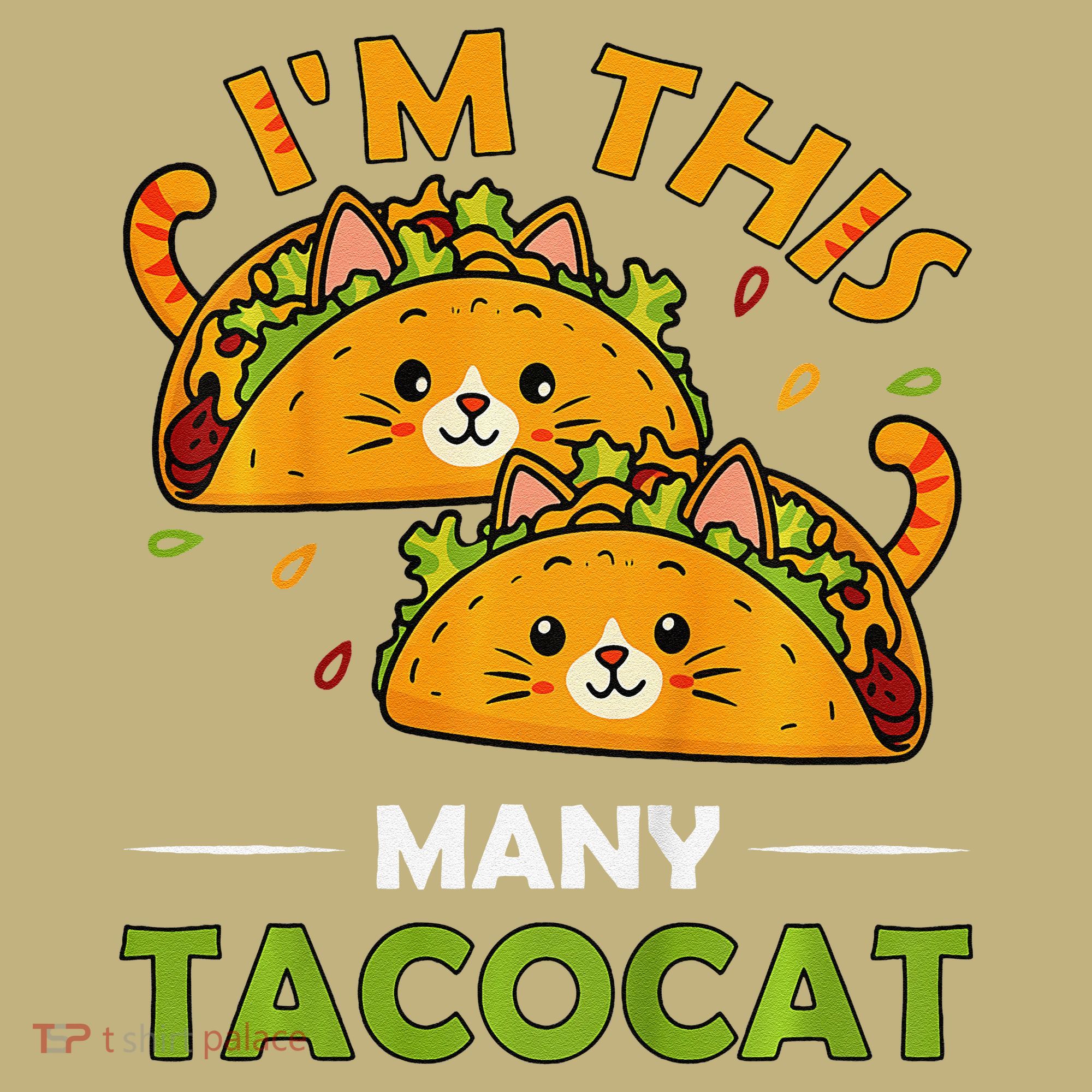Cinco De Mayo Im This Many Tacocat Art Taco Cat Kitten Mousepad