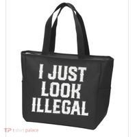 Cinco De Mayo I JUST LOOK ILLEGAL Mexican Funny Tote Bag thumb 3