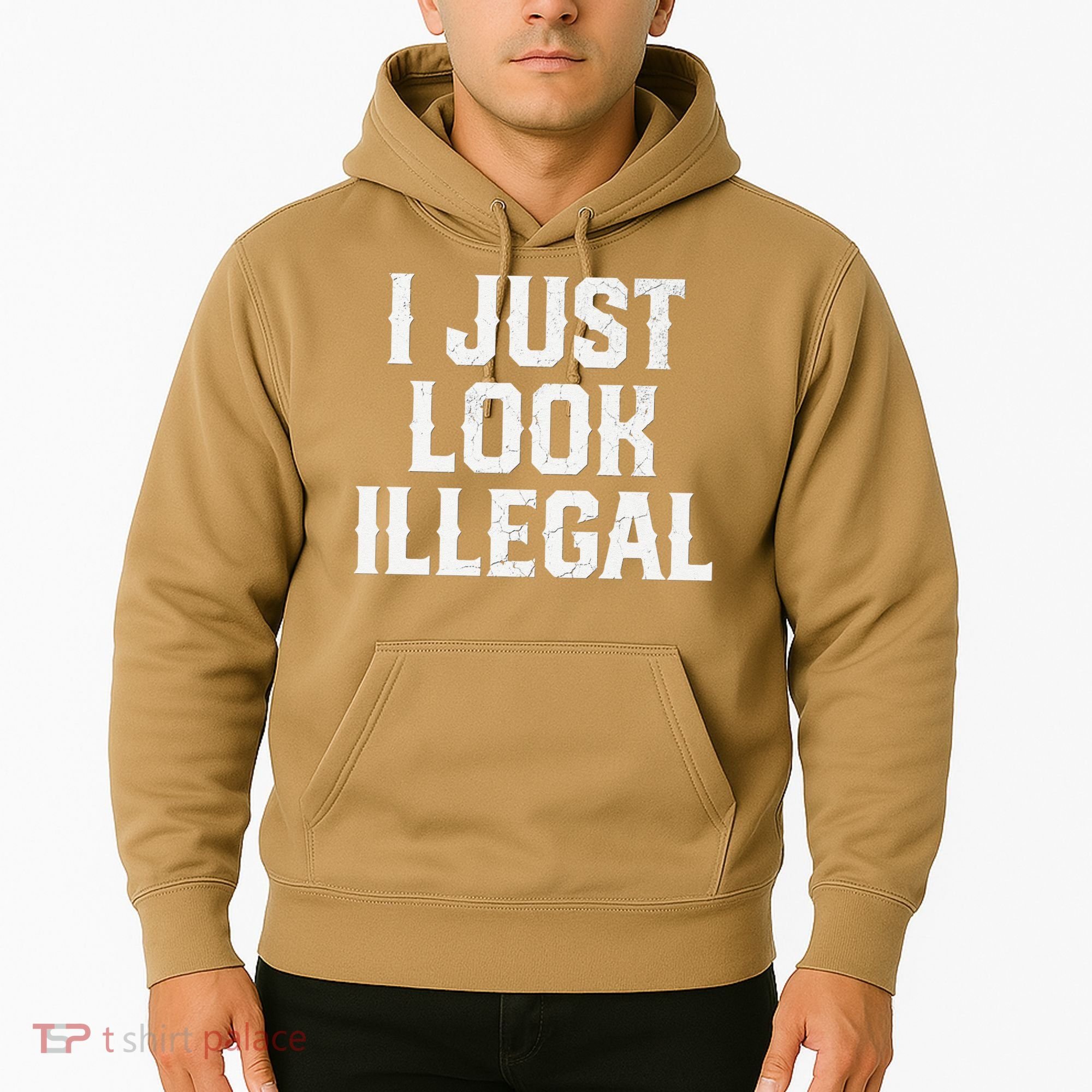 Cinco De Mayo I JUST LOOK ILLEGAL Mexican Funny Hoodie