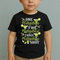 Cinco De Mayo One Margarita Two Margarita Three Margarita Toddler T-Shirt thumb 2