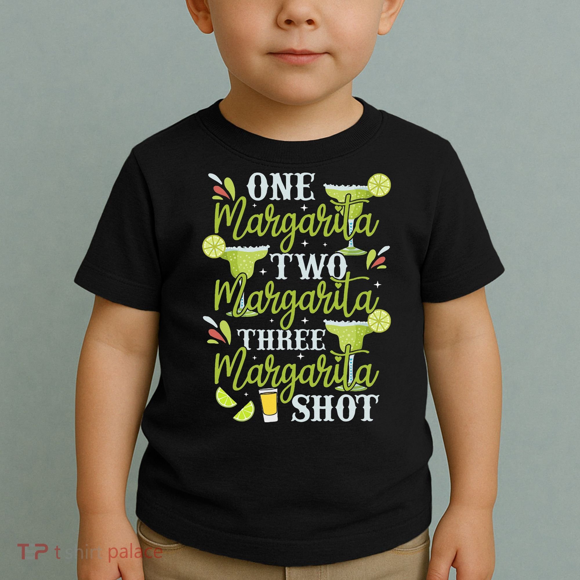 Cinco De Mayo One Margarita Two Margarita Three Margarita Toddler T-Shirt