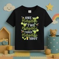 Cinco De Mayo One Margarita Two Margarita Three Margarita Toddler T-Shirt thumb 3