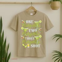 Cinco De Mayo One Margarita Two Margarita Three Margarita T-Shirt thumb 2