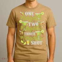 Cinco De Mayo One Margarita Two Margarita Three Margarita T-Shirt thumb 3