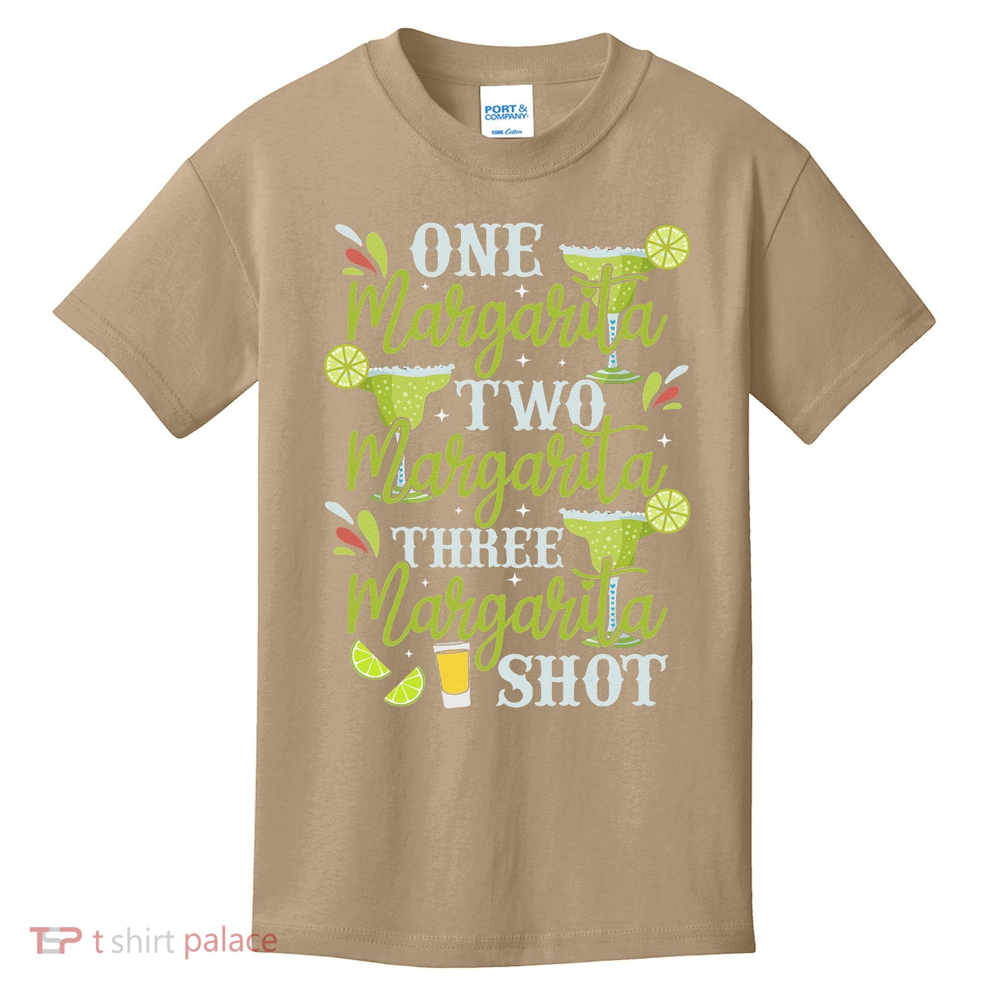 Cinco De Mayo One Margarita Two Margarita Three Margarita Kids T-Shirt