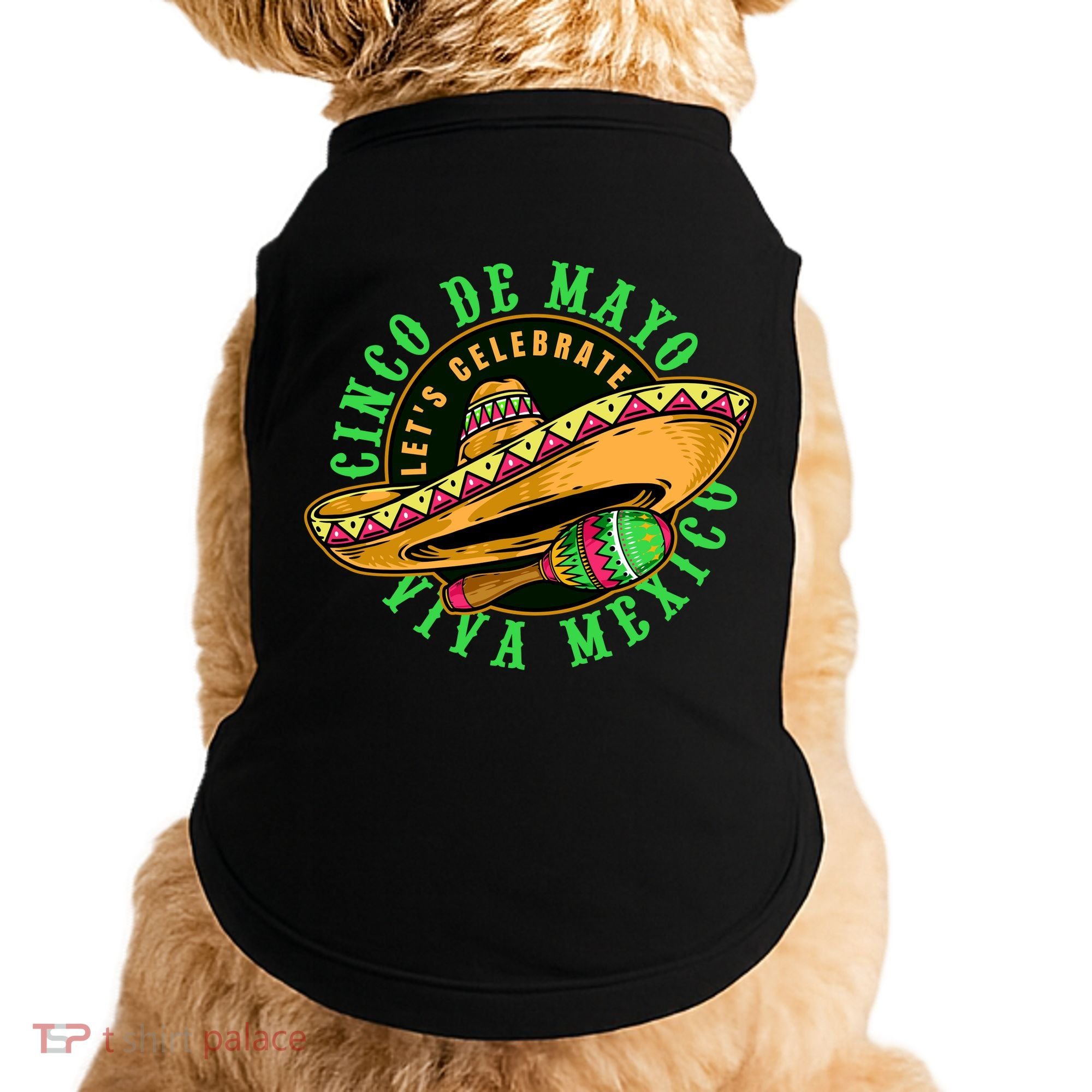 Cinco De Mayo Viva Mexico Doggie Tank