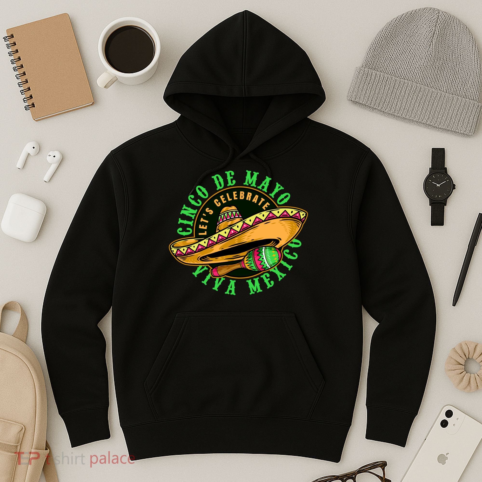 Cinco De Mayo Viva Mexico Hoodie