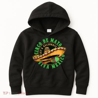 Cinco De Mayo Viva Mexico Kids Hoodie