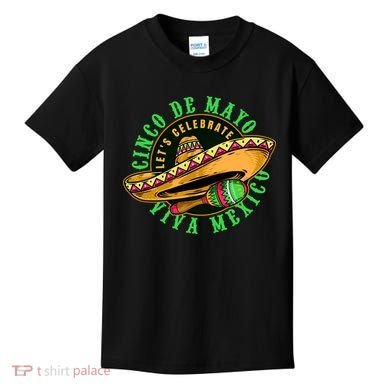 Cinco De Mayo Viva Mexico Kids T-Shirt