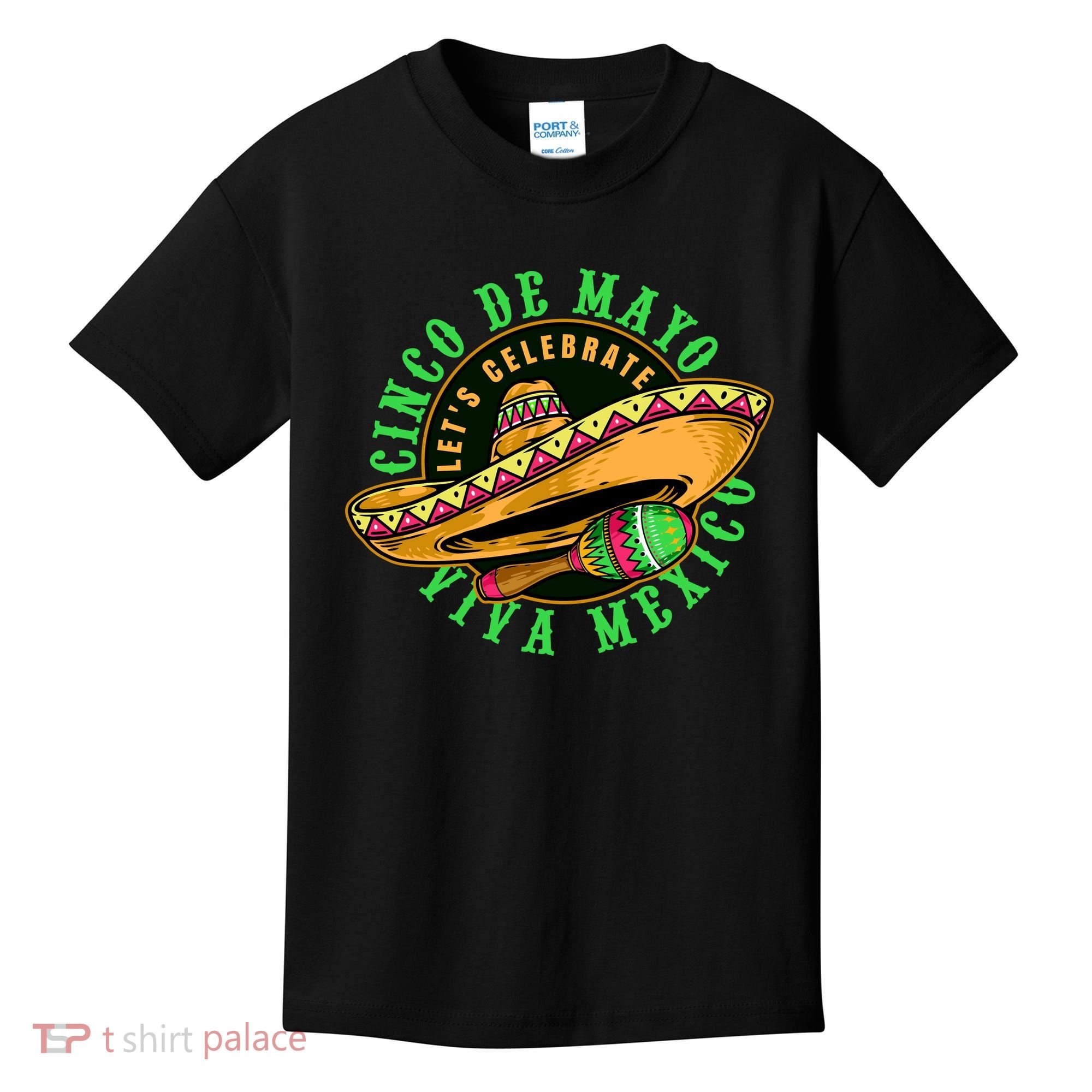 Cinco De Mayo Viva Mexico Kids T-Shirt