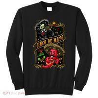 Cinco De Mayo Fiesta And Then Siesta Skeleton Pepper Music Sweatshirt thumb 0