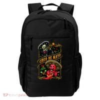 Cinco De Mayo Fiesta And Then Siesta Skeleton Pepper Music Backpack thumb 0