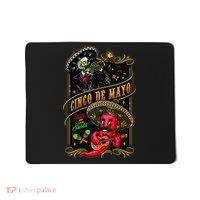 Cinco De Mayo Fiesta And Then Siesta Skeleton Pepper Music Mousepad thumb 0