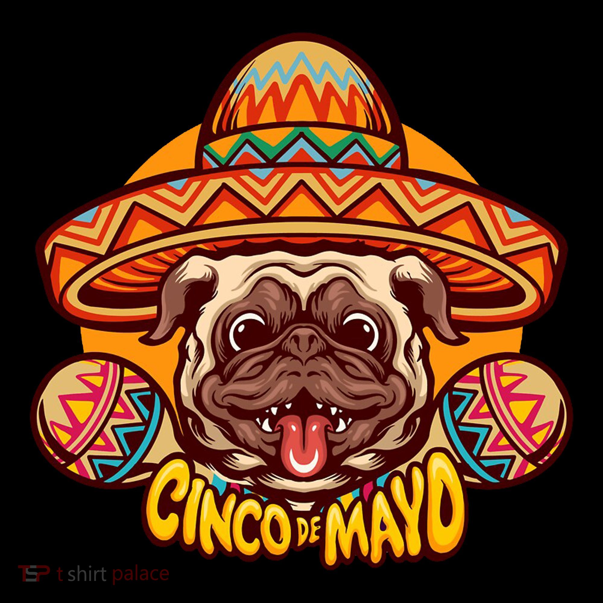 Cinco De Mayo Cute Pug Backpack
