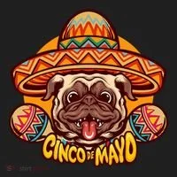 Cinco De Mayo Cute Pug Tumbler thumb 3