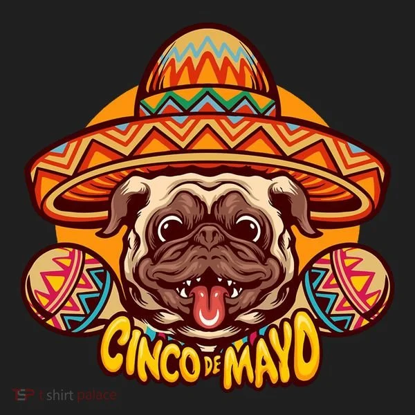 Cinco De Mayo Cute Pug Tumbler
