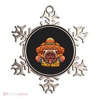 Cinco De Mayo Cute Pug Ornament thumb 0