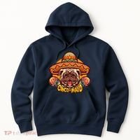Cinco De Mayo Cute Pug Hoodie thumb 0