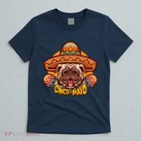 Cinco De Mayo Cute Pug T-Shirt thumb 5