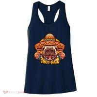 Cinco De Mayo Cute Pug Women's Tank Top thumb 0