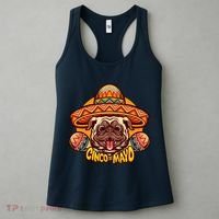 Cinco De Mayo Cute Pug Women's Tank Top thumb 3