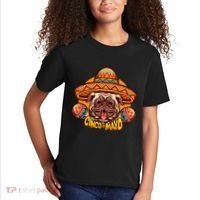 Cinco De Mayo Cute Pug Kids T-Shirt thumb 2