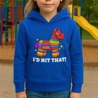 Cinco De Mayo Id Hit That Funny Pinata Kids Hoodie thumb 3
