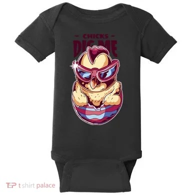 Chicks Dig Me Funny Baby Bodysuit