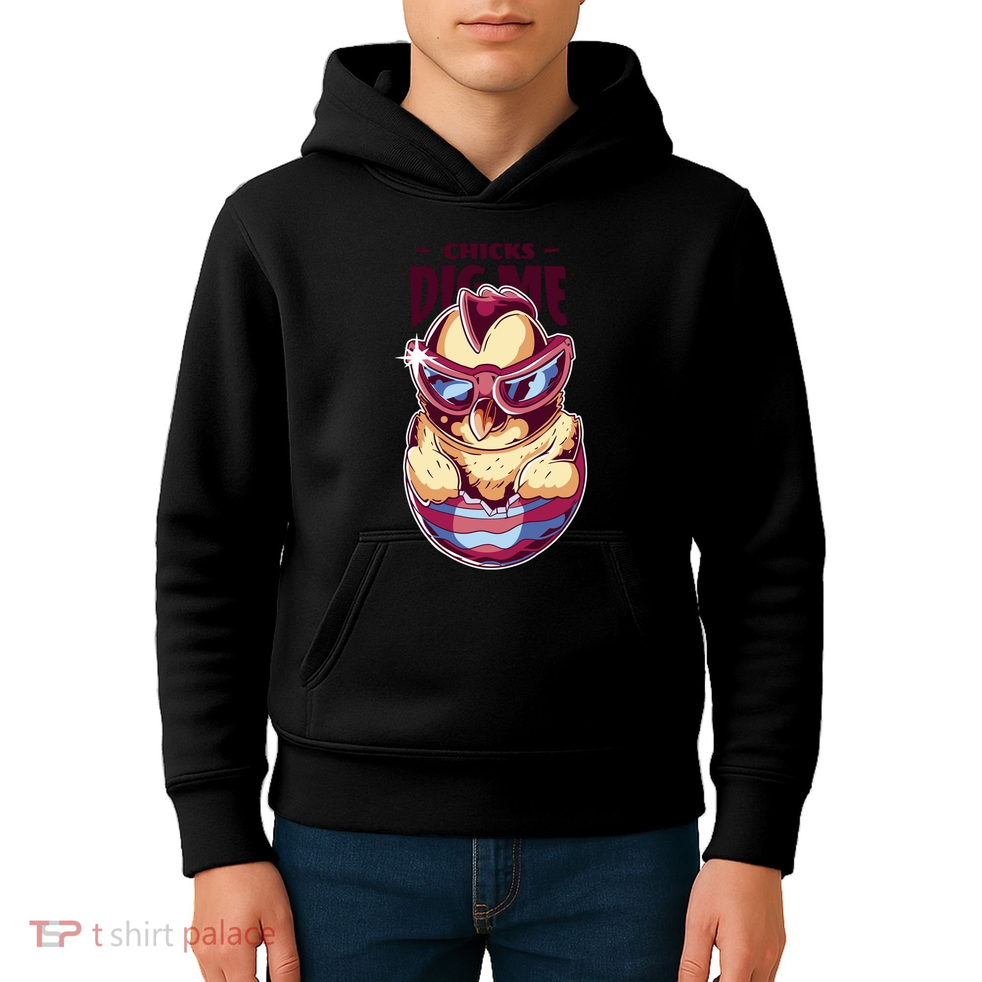 Chicks Dig Me Funny Kids Hoodie