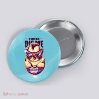 Chicks Dig Me Funny Button thumb 0