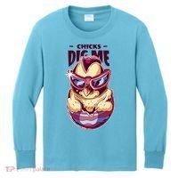 Chicks Dig Me Funny Kids Long Sleeve Shirt thumb 0