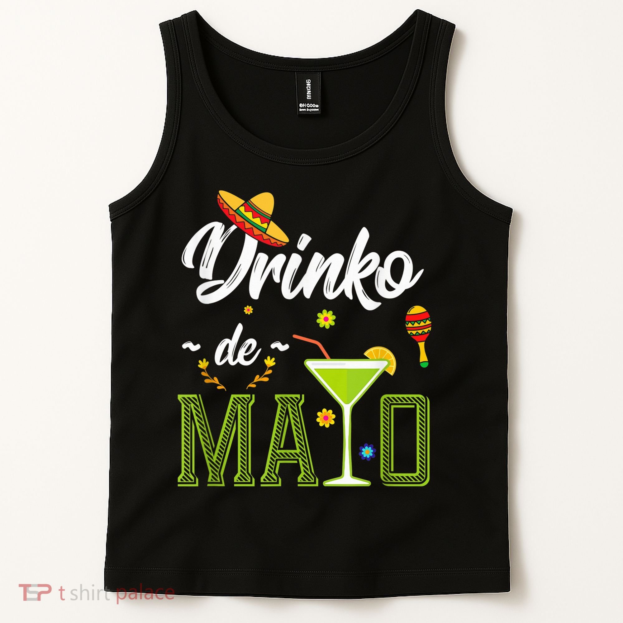 Cinco De Mayo Shirt Drinko De Mayo Fiesta Mexican Party Tank Top