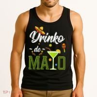 Cinco De Mayo Shirt Drinko De Mayo Fiesta Mexican Party Tank Top thumb 3