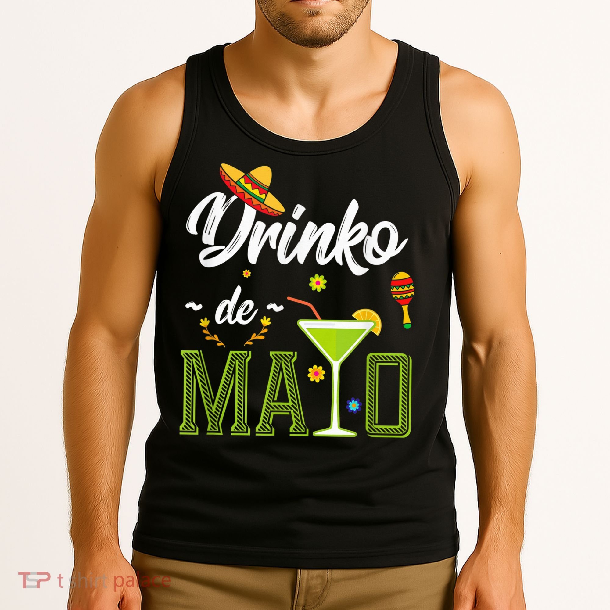 Cinco De Mayo Shirt Drinko De Mayo Fiesta Mexican Party Tank Top