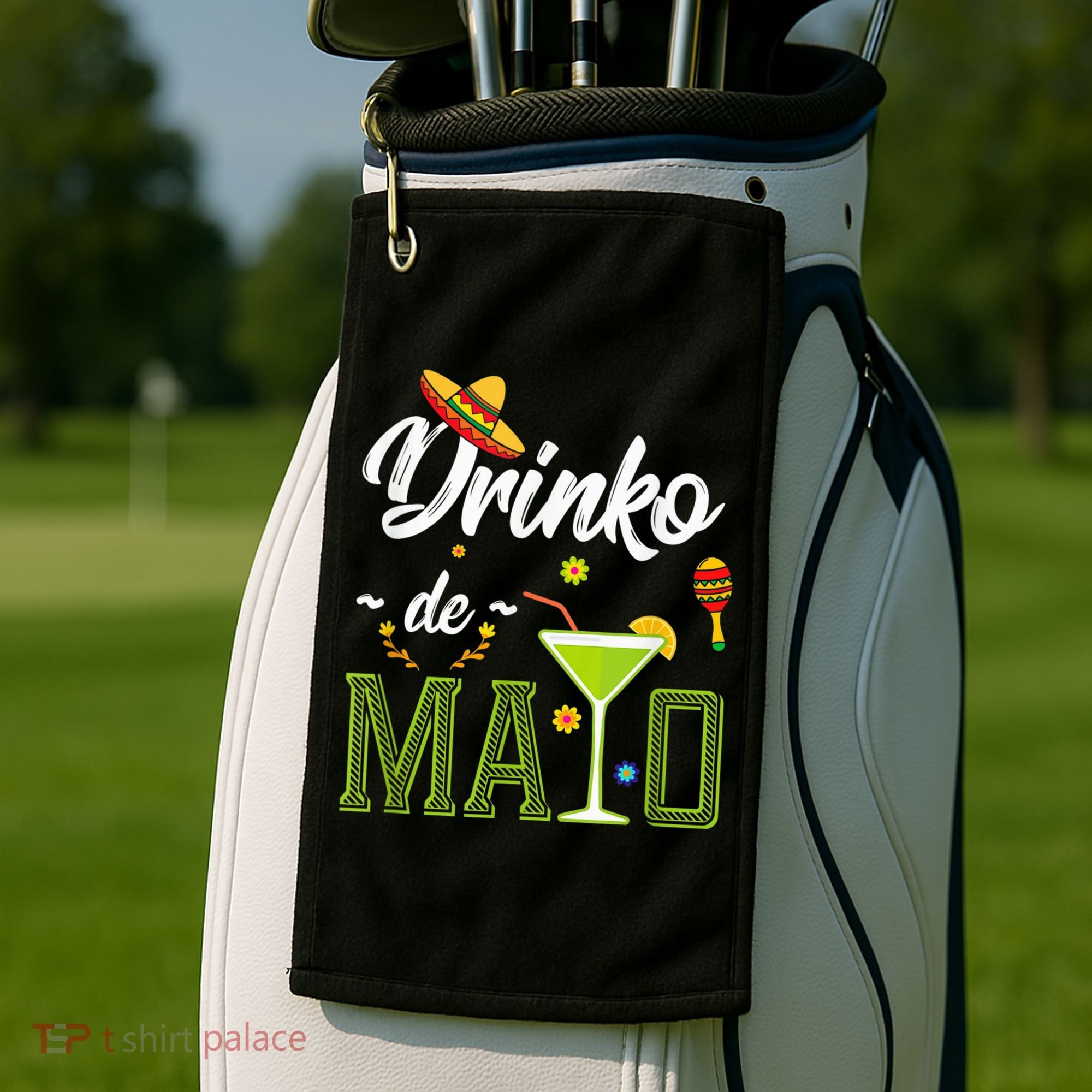 Cinco De Mayo Shirt Drinko De Mayo Fiesta Mexican Party Golf Towel