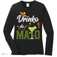 Cinco De Mayo Shirt Drinko De Mayo Fiesta Mexican Party Women's Long Sleeve Shirt thumb 0