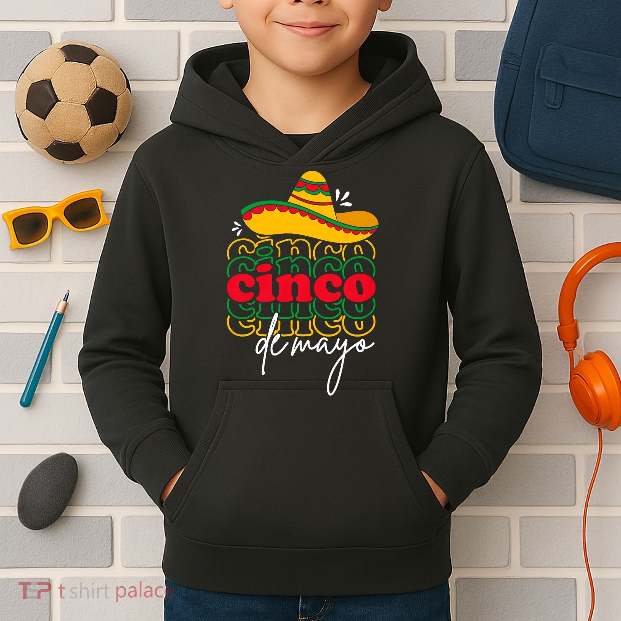 Cinco De Mayo Mexican Fiesta 5 De Mayo Kids Hoodie